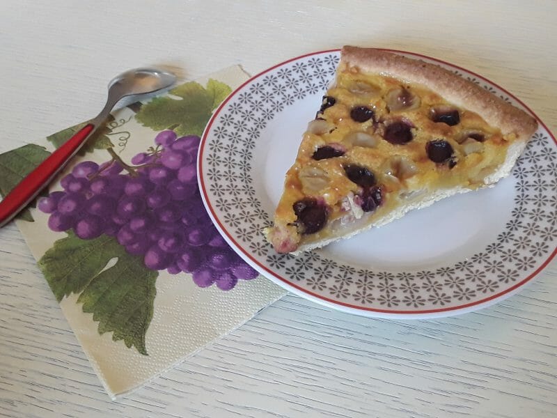 Cliquez pour zoomer ! Tarte aux raisins Thermomix par Dany33