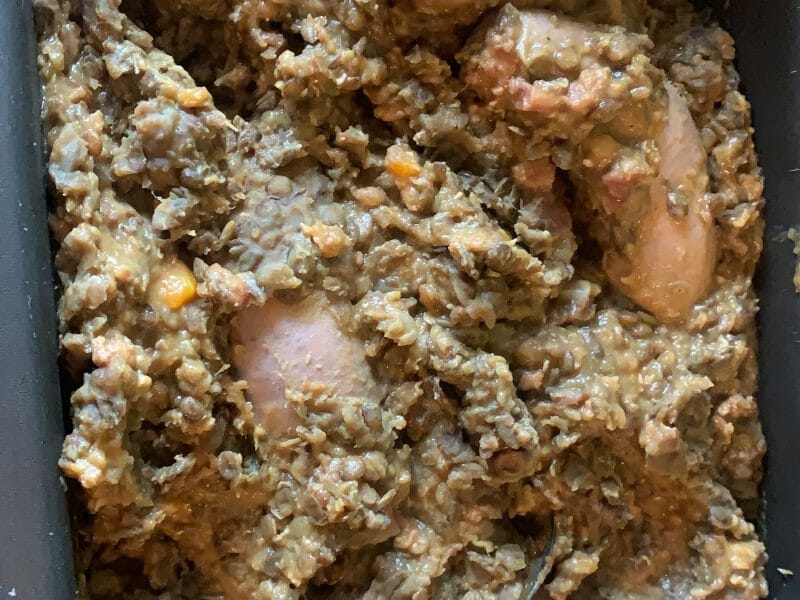 Cliquez pour zoomer ! Lentilles et ses saucisses Thermomix par tatanne39