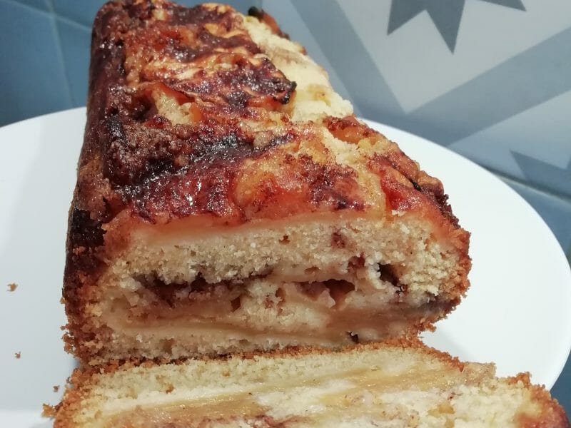 Cliquez pour zoomer ! Cake aux pommes à l’ancienne Thermomix par fifi_7