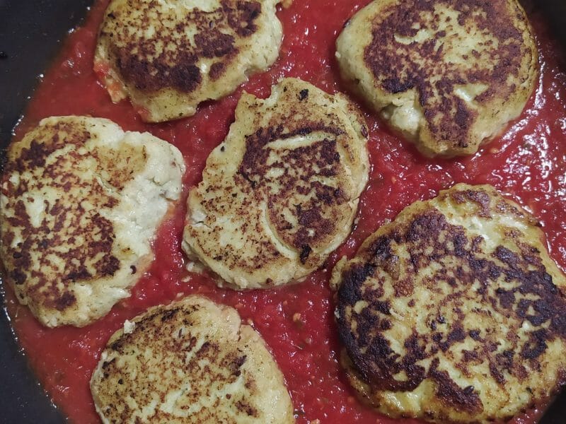 Cliquez pour zoomer ! Croquettes de cabillaud à la sauce tomate Thermomix par mellegwen