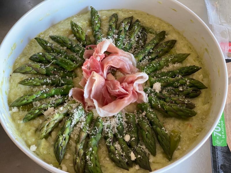 Cliquez pour zoomer ! Risotto aux asperges vertes Thermomix par gilcaroline88