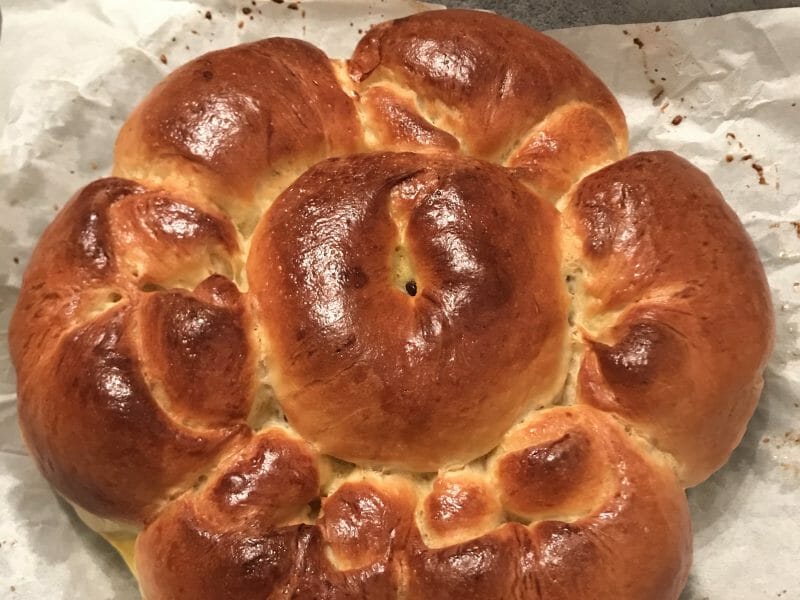 Cliquez pour zoomer ! Brioche tressée à la mie filante Thermomix par olivia_91