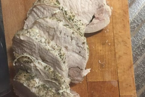 Cliquez pour zoomer ! Roti de porc sauce échalote Thermomix par Sophie67