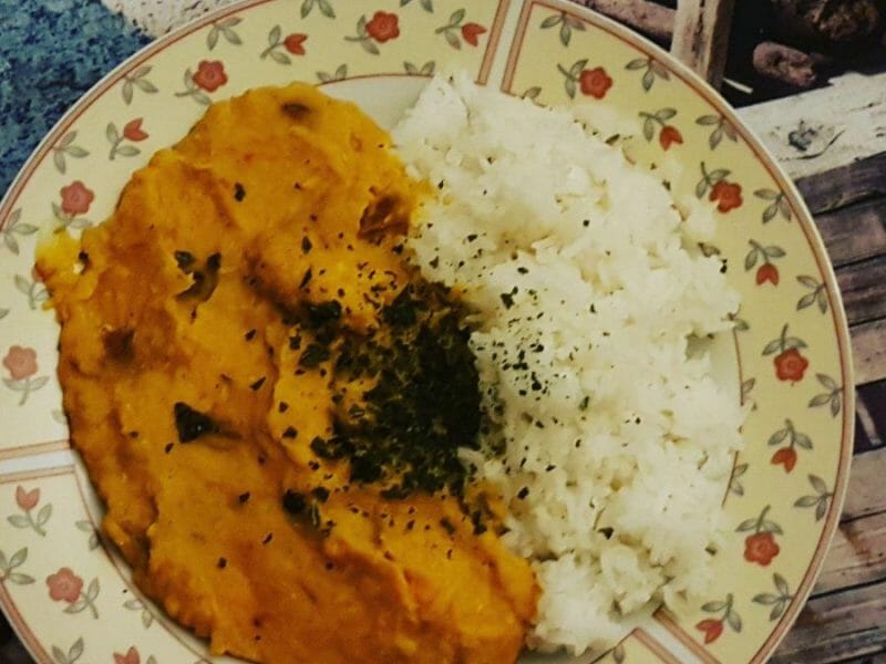 Cliquez pour zoomer ! Dhal de patate douce et de lentilles corail Thermomix par Jenny79200