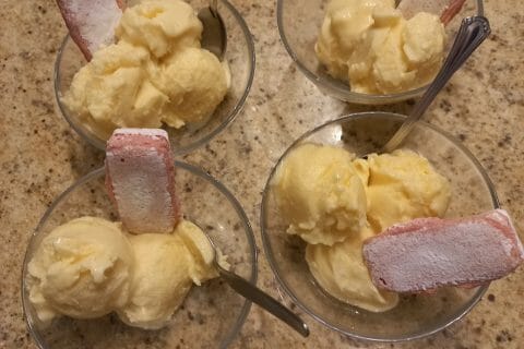 Cliquez pour zoomer ! Crème glacée coco framboise Thermomix par tortuenana4