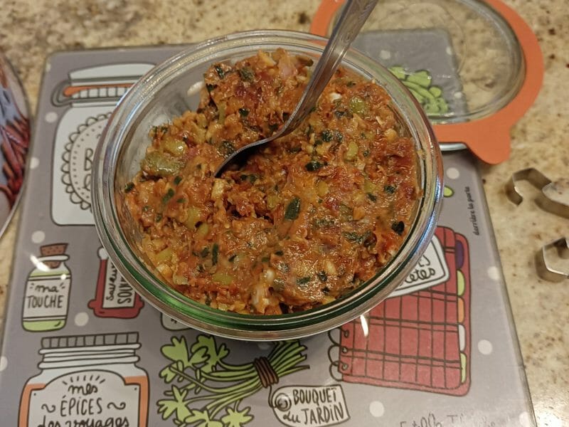 Cliquez pour zoomer ! Tartinade de tomates séchées Thermomix par tortuenana4