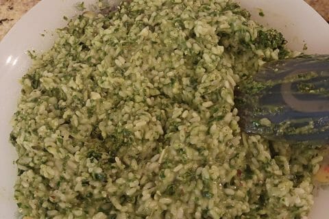 Cliquez pour zoomer ! Risotto au pesto d’épinards et basilic Thermomix par tortuenana4