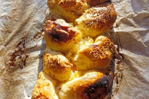 Cliquez pour zoomer ! Brioche salée jambon fromage Thermomix par tortuenana4