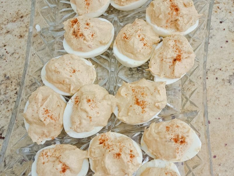 Cliquez pour zoomer ! Oeufs mimosa Thermomix par tortuenana4