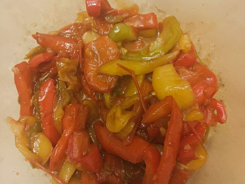 Cliquez pour zoomer ! Poivrons à l’aigre-douce Thermomix par tortuenana4