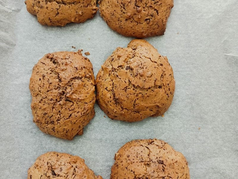 Cliquez pour zoomer ! Cookies au fromage blanc et chocolat noir Thermomix par tortuenana4