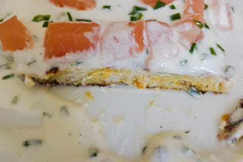 Cliquez pour zoomer ! Galette de légumes et saumon fumé Thermomix par tortuenana4