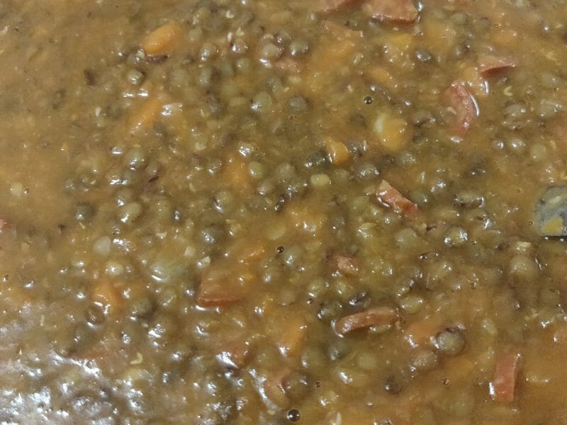 Cliquez pour zoomer ! Soupe de lentilles au chorizo Thermomix par tribulaplace