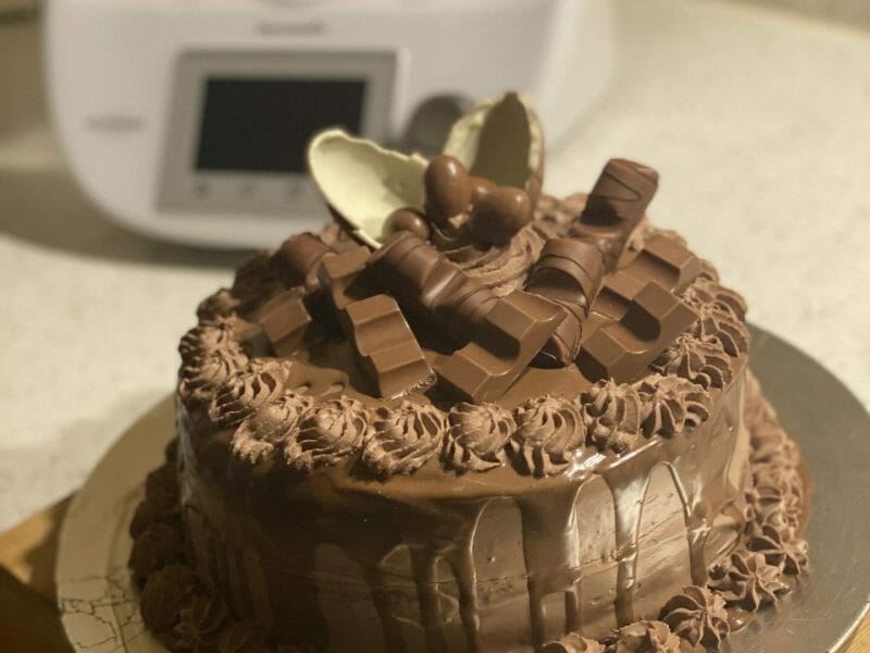 Cliquez pour zoomer ! Layer cake Kinder Bueno Thermomix par maeva_113