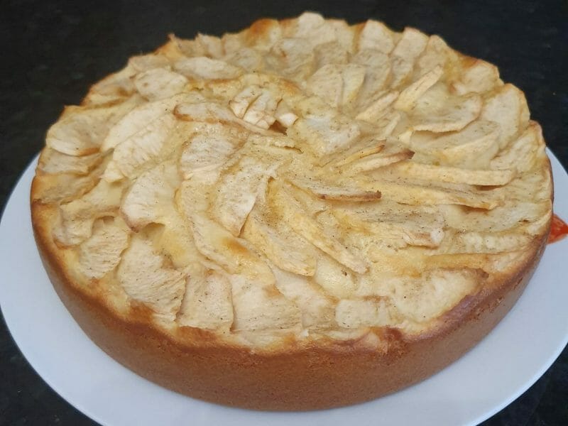 Cliquez pour zoomer ! Gâteau aux pommes et mascarpone Thermomix par angie86