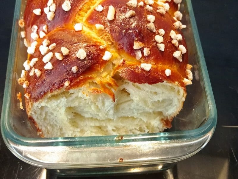 Cliquez pour zoomer ! Brioche tressée à la mie filante Thermomix par basma_3