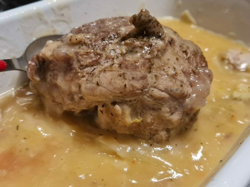 Cliquez pour zoomer ! Roti de porc sauce échalote Thermomix par alicia30430