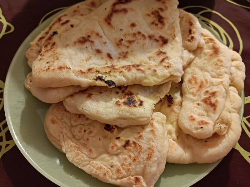 Cliquez pour zoomer ! Naans au fromage Thermomix par lilytomamel