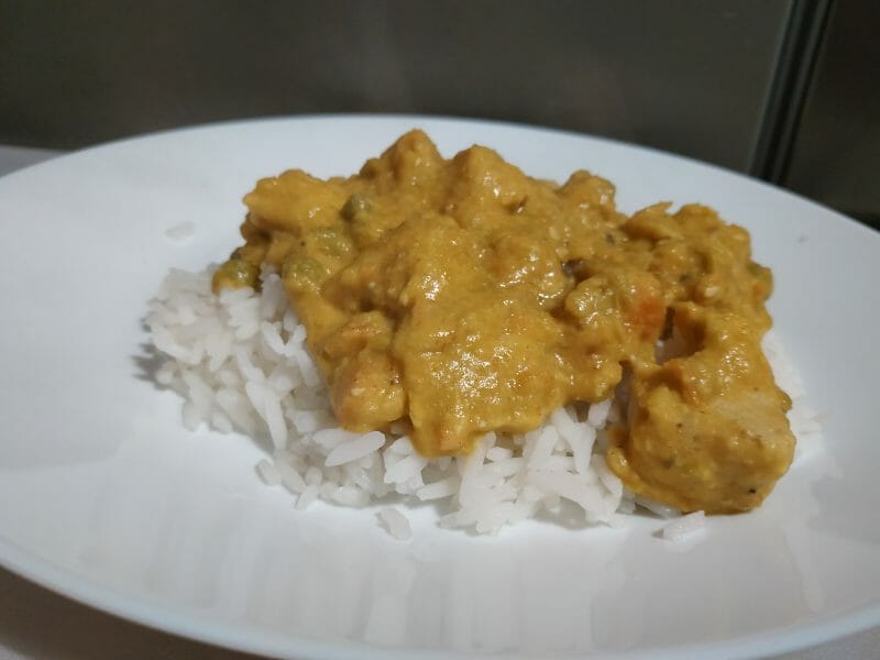 Cliquez pour zoomer ! Curry de poulet aux patates douces Thermomix par alex83910