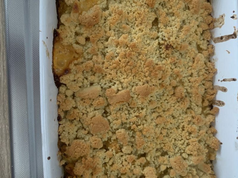 Cliquez pour zoomer ! Crumble poulet, courgettes et parmesan Thermomix par blan blan