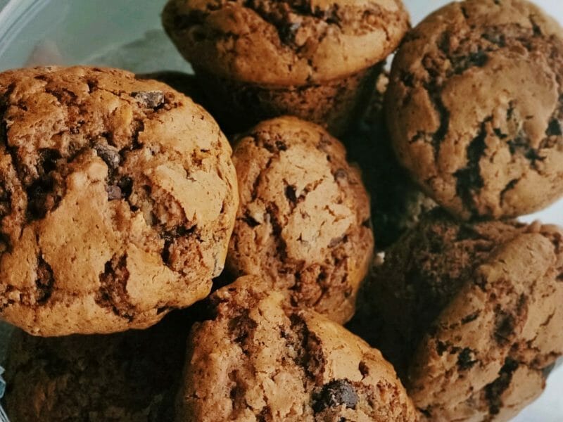 Cliquez pour zoomer ! Muffins aux pépites de chocolat Thermomix par cookolain