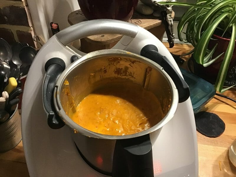 Cliquez pour zoomer ! Purée de potimarron au chorizo Thermomix par lilihclo