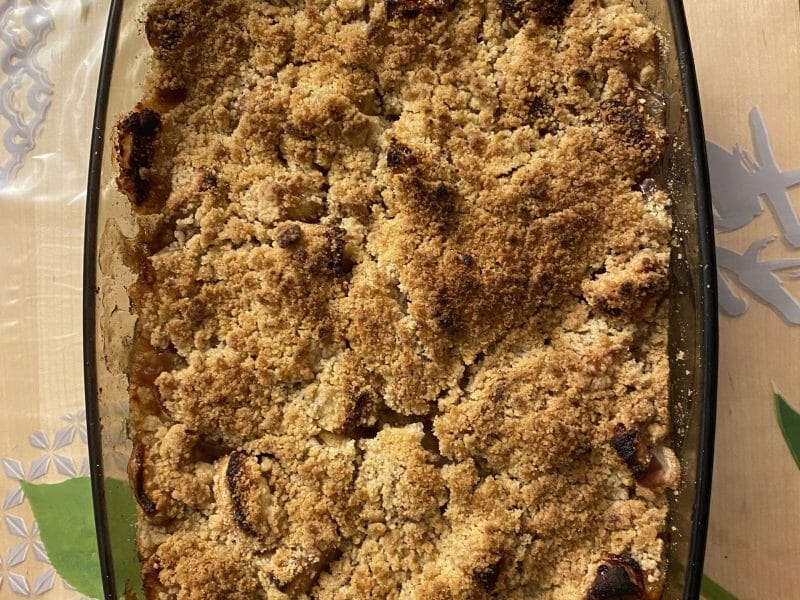 Cliquez pour zoomer ! Crumble aux Pommes Thermomix par sylvie_272