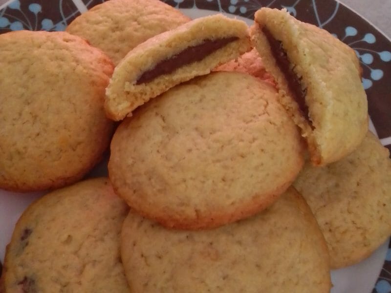 Cliquez pour zoomer ! Cookies fourrés au nutella Thermomix par elise586