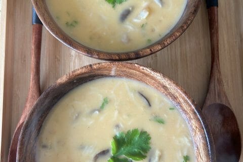 Cliquez pour zoomer ! Soupe thaï crevettes et lait de coco Thermomix par lams_1