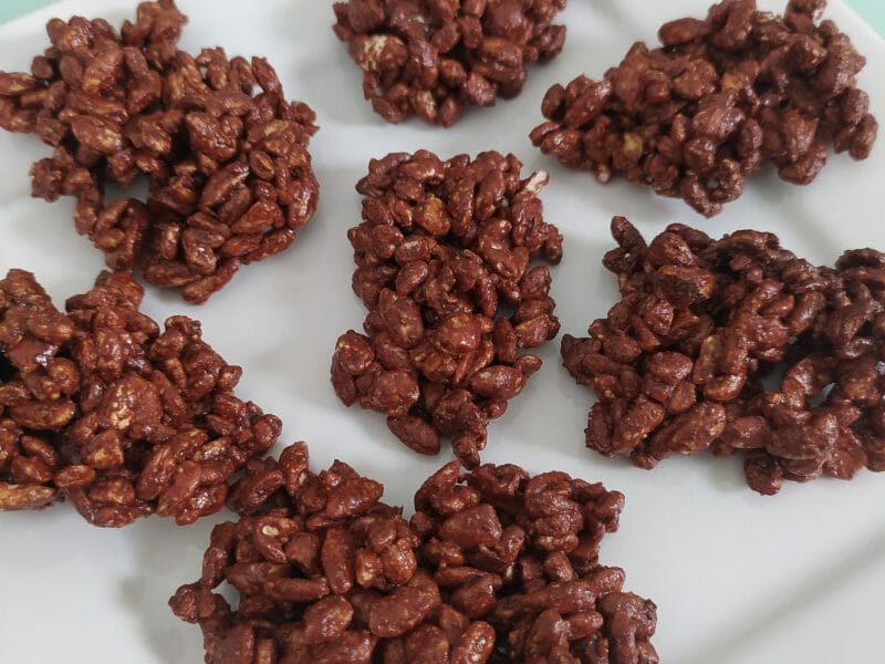 Cliquez pour zoomer ! Bouchées de riz soufflé au chocolat Thermomix par lydiabentz