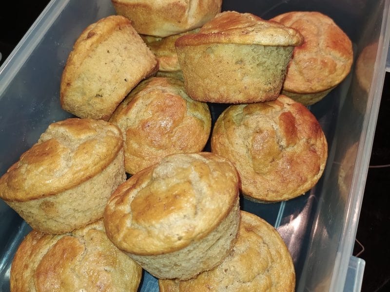 Cliquez pour zoomer ! Muffins à la banane Thermomix par lydiabentz