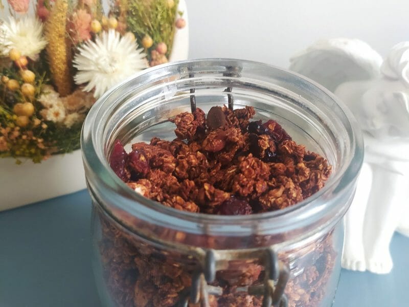 Cliquez pour zoomer ! Granola au chocolat Thermomix par lydiabentz