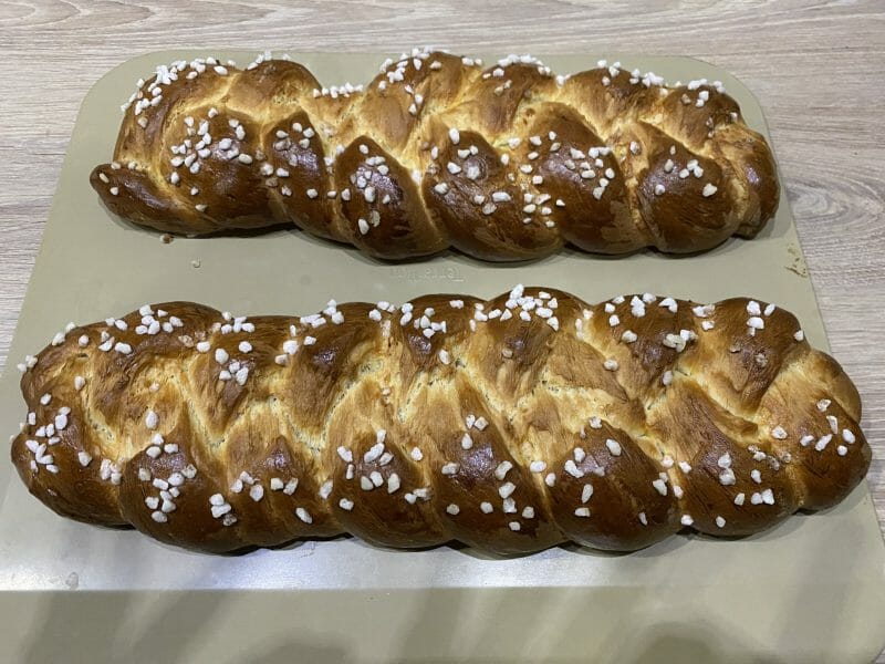 Cliquez pour zoomer ! Brioche tressée à la mie filante Thermomix par lydie28