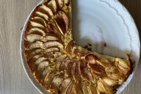 Cliquez pour zoomer ! Tarte aux pommes sans pâte Thermomix par lydie28
