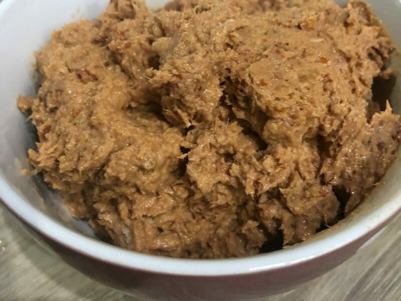 Cliquez pour zoomer ! Rillettes de thon aux tomates séchées Thermomix par lydie28