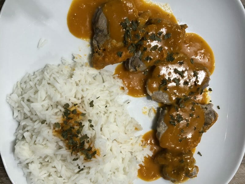 Cliquez pour zoomer ! Filet mignon de porc au lait de coco Thermomix par lydie28