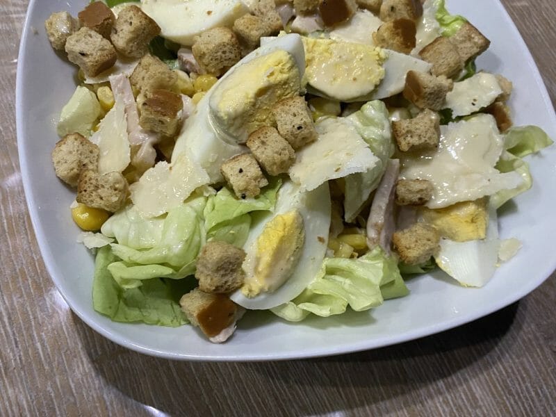 Cliquez pour zoomer ! Salade César Thermomix par lydie28