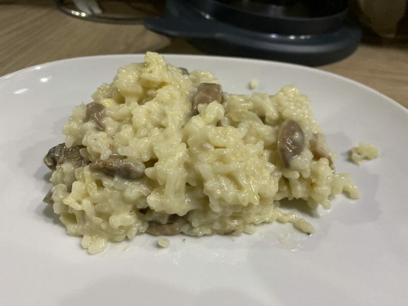 Cliquez pour zoomer ! Risotto au gorgonzola et champignons Thermomix par lydie28