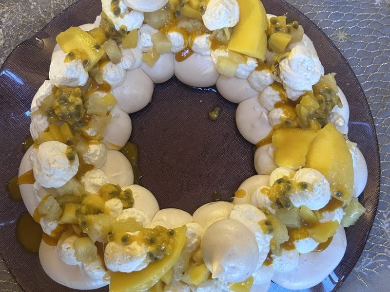 Cliquez pour zoomer ! Mini pavlova aux fraises Thermomix par lydie28