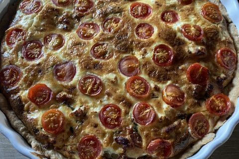 Cliquez pour zoomer ! Quiche poulet et tomates cerises Thermomix par lydie28