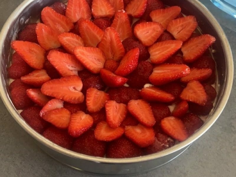 Cliquez pour zoomer ! Tarte aux fraises sans cuisson Thermomix par tiphainedhz