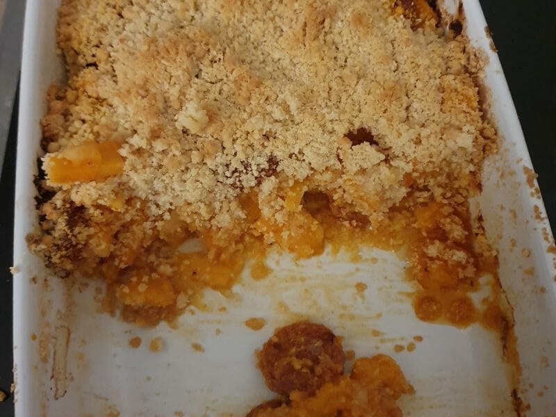Cliquez pour zoomer ! Crumble de butternut au chorizo Thermomix par lika972