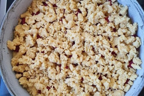 Cliquez pour zoomer ! Crumb cake framboises Thermomix par lika972