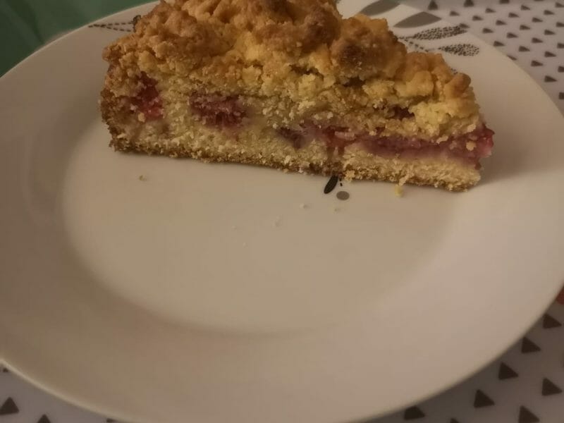 Cliquez pour zoomer ! Crumb cake framboises Thermomix par lika972