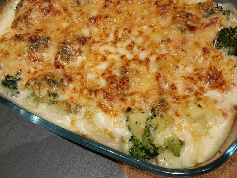 Cliquez pour zoomer ! Gratin de pommes de terre et brocolis Thermomix par audrey59400