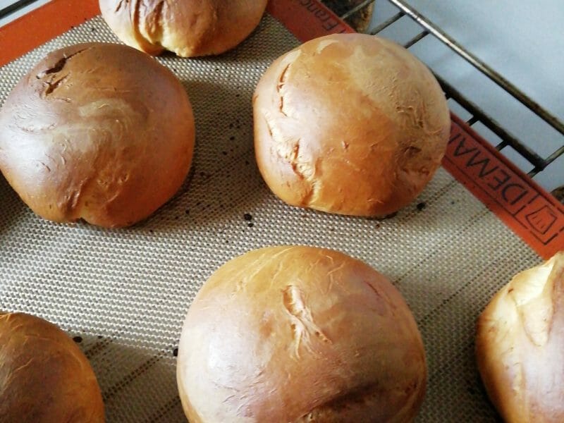 Cliquez pour zoomer ! Brioche sans beurre, sans oeufs Thermomix par Iago31600