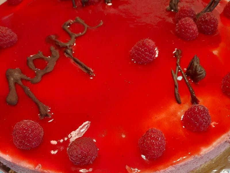 Cliquez pour zoomer ! Bavarois aux framboises Thermomix par Iago31600