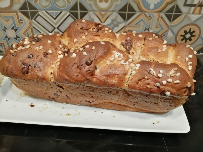 Cliquez pour zoomer ! Brioche sans beurre, sans oeufs Thermomix par emilie_561