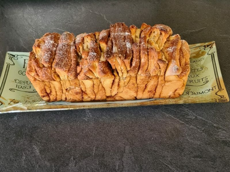 Cliquez pour zoomer ! Brioche à effeuiller à la cannelle Thermomix par isa85