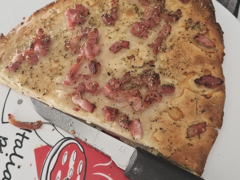 Cliquez pour zoomer ! Fougasse chèvre et lardons Thermomix par pru_dence